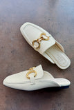 Andromeda loafer slide- Off White