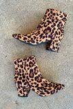 Mode Leopard Bootie