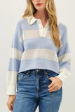 Ashley Rugby Sweater- Blue