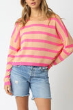 Sherbert Dreams Sweater- PInk/Peach