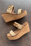 Corkey's On Vacay Wedge- Natural